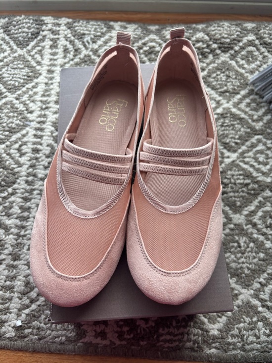 Franco Sarto Shoes - Franco Sarto L-Fietta Pink slip-ons Mary Jane